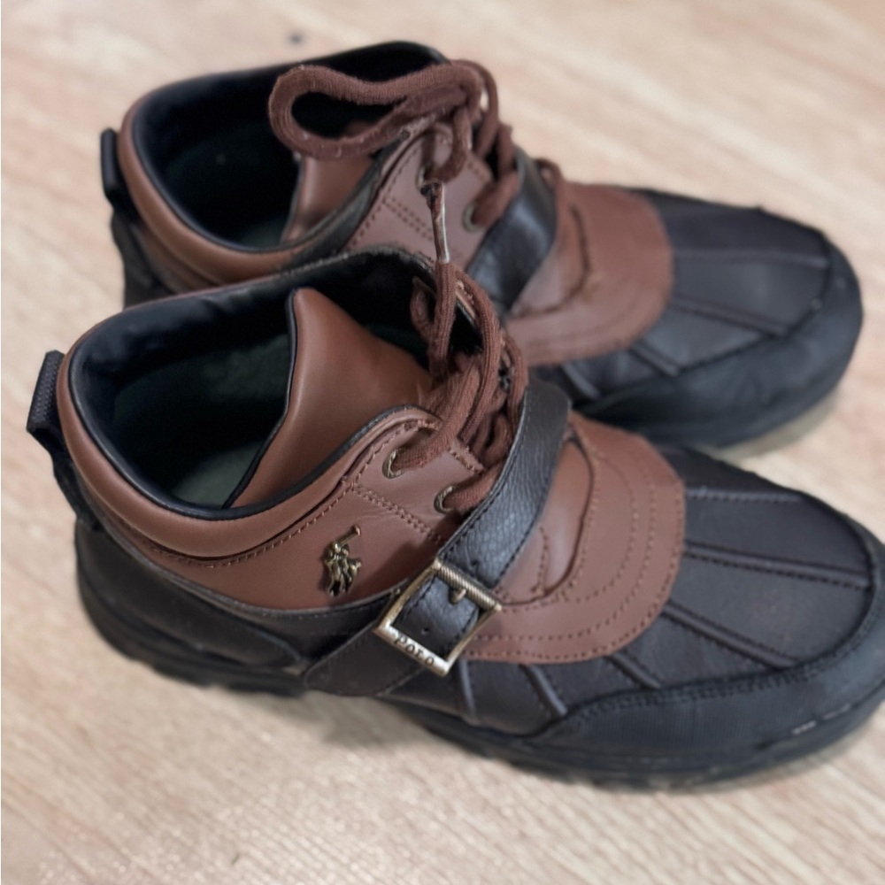 Polo Ralph Lauren  Brown and Black Duck Boots